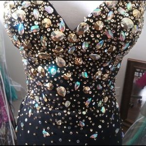 Bedazzled special occasion dress